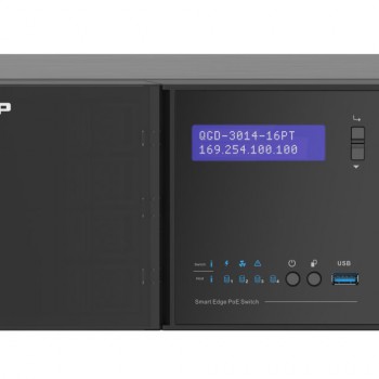 QNAP 16 Ports Guardian PoE Managed Switch, QGD-3014-16PT-8G