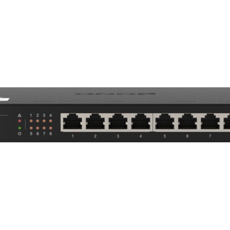 威聯通 QNAP 8 Ports 2.5GbE 無網管型交換器, QSW-1108-8T交換器