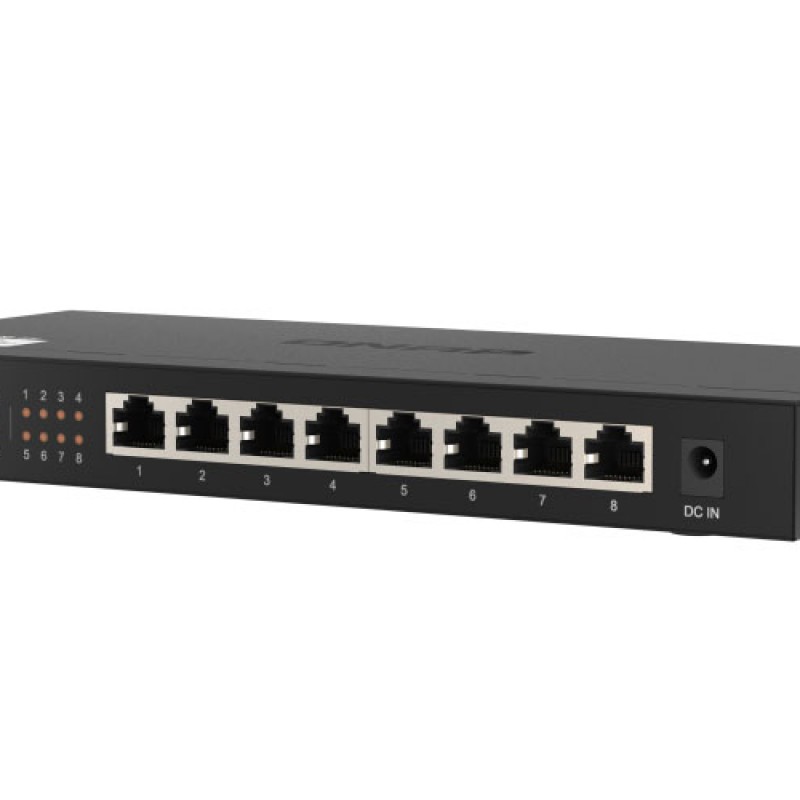 威聯通 QNAP 8 Ports 2.5GbE 無網管型交換器, QSW-1108-8T交換器