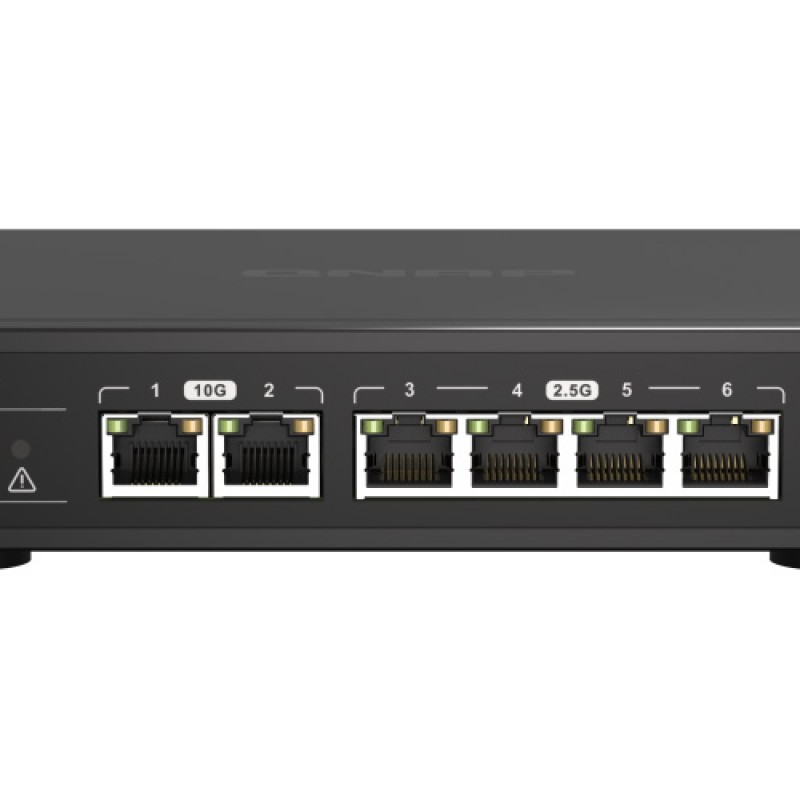 威聯通 QNAP 6 Ports 無網管型交換器, QSW-2104-2T交換器