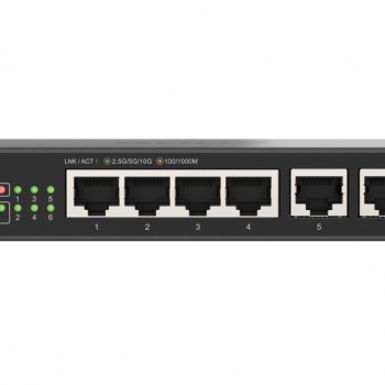 QNAP 6 Ports Unmanaged Switch, QSW-2104-2T-R2