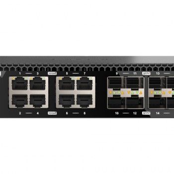 QNAP 16 Ports Unmanaged Switch, QSW-3216R-8S8T