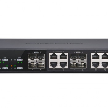 威聯通 QNAP 12 Ports 10G 網管交換器, QSW-M1208-8C