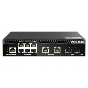 QNAP 4 Ports Managed Switch, QSW-M2106PR-2S2T