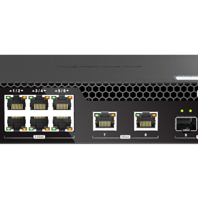 QNAP 10 Ports Managed Switch, QSW-M2106R-2S2TSwitches
