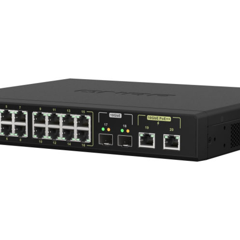 QNAP 20 Ports PoE Managed Switch, QSW-M2116P-2T2SSwitches