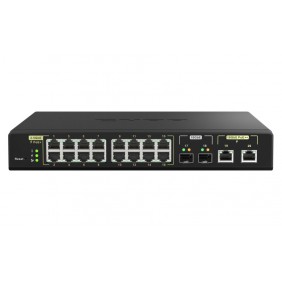 威聯通 QNAP 20 Ports PoE 網管型交換器, QSW-M2116P-2T2S