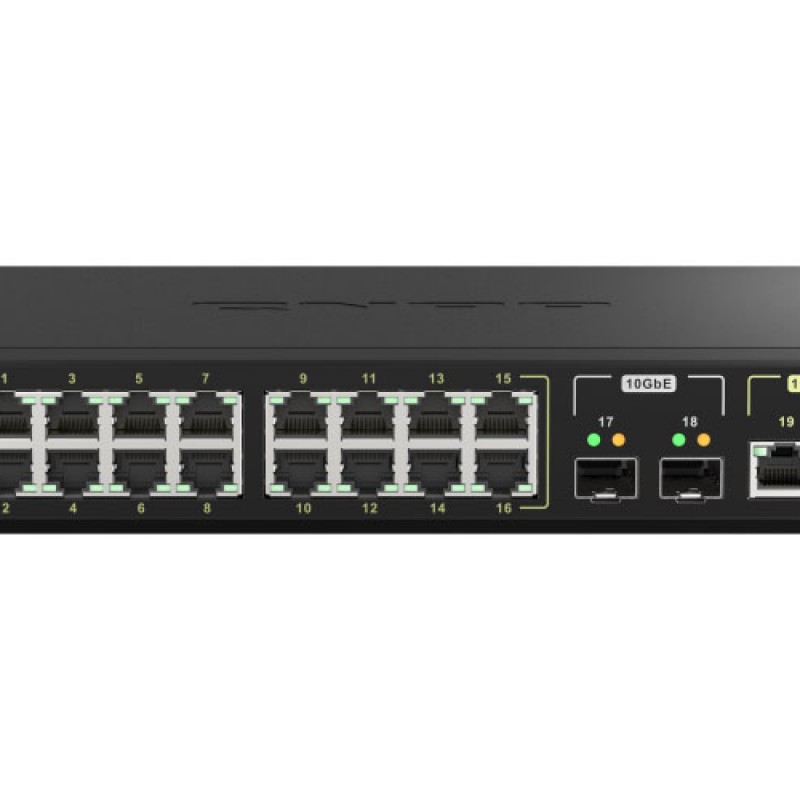 QNAP 20 Ports PoE Managed Switch, QSW-M2116P-2T2SSwitches