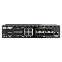 QNAP 16 Ports Managed Switch, QSW-M3216R-8S8T