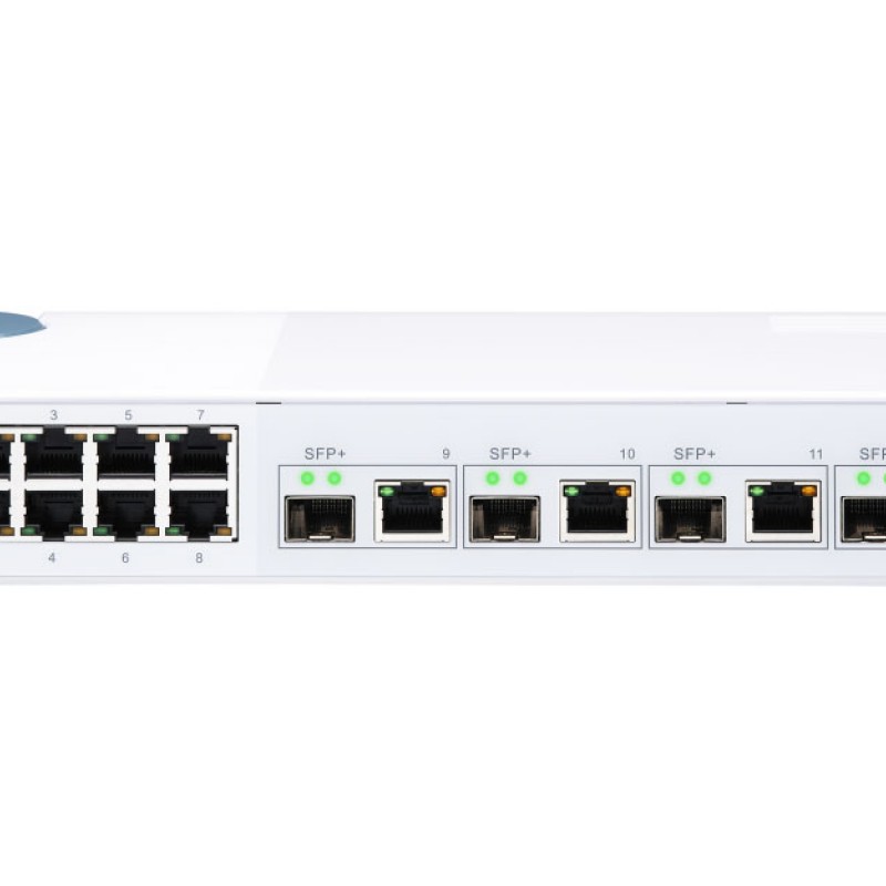 QNAP 12 Ports 10GbE Managed Switch, QSW-M408-4CSwitches
