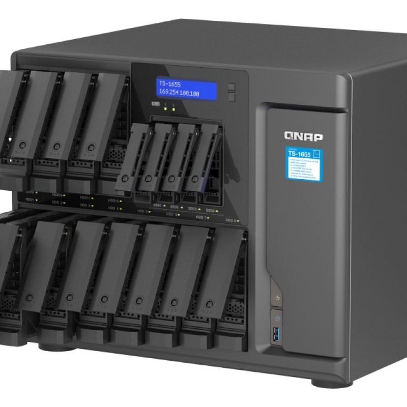 威聯通 QNAP 16 Bay 網絡儲存裝置, TS-1655-8G