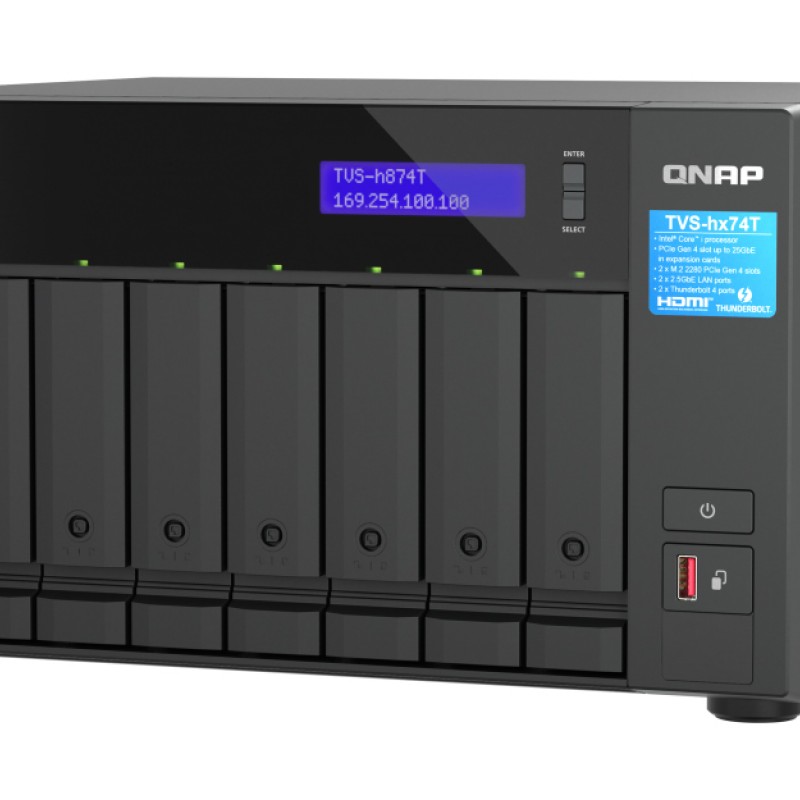 QNAP 8 Bay NAS, TVS-h874T-i7-32G