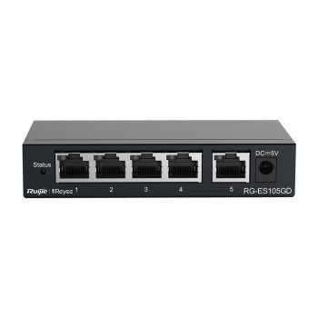 睿易 Reyee Gigabit unmanaged Switch, RG-ES105GD