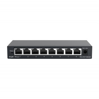 睿易 Reyee Gigabit unmanaged Switch, RG-ES108GD