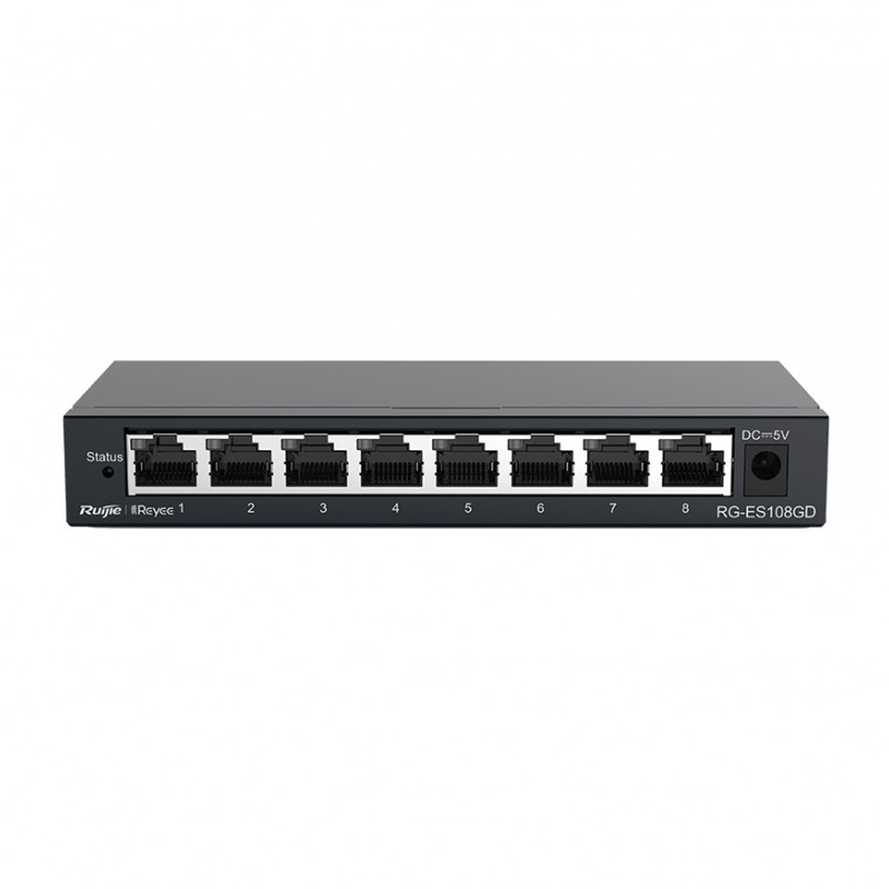 Reyee Gigabit unmanaged Switch, RG-ES108GDSwitches