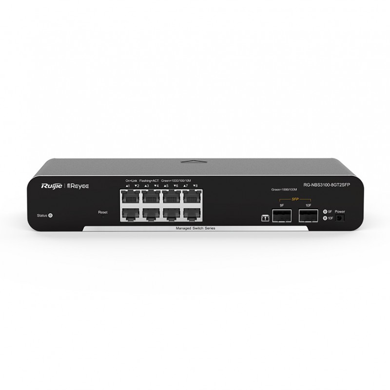 Reyee L2 Cloud Managed Switch, RG-NBS3100-8GT2SFPSwitches
