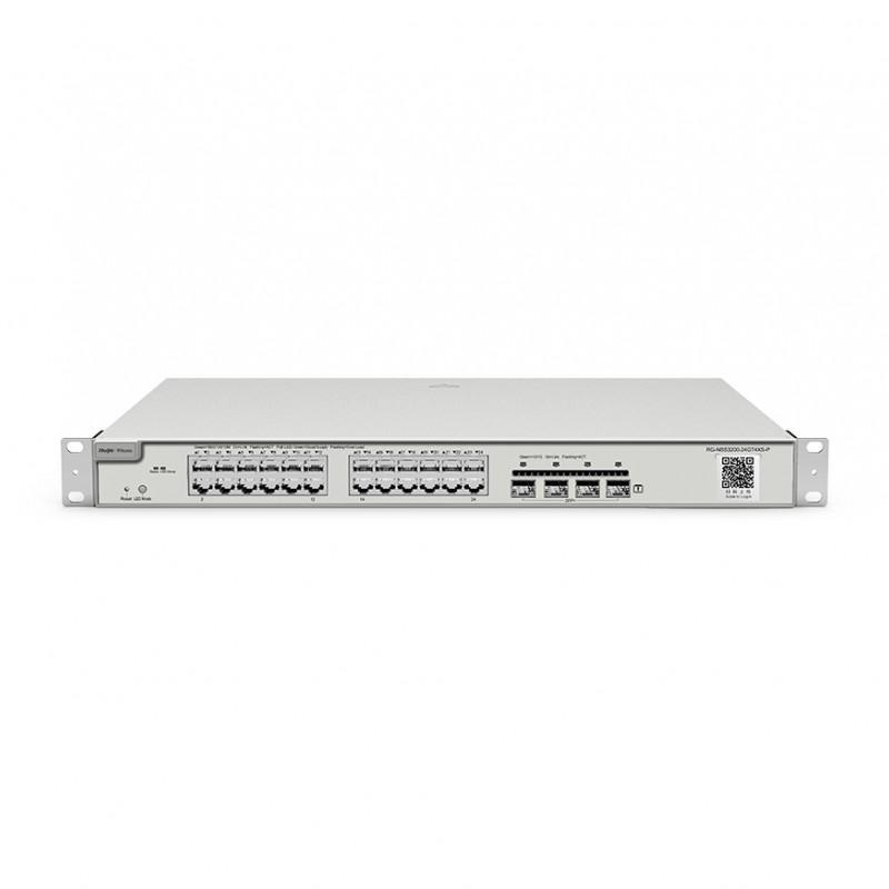 Reyee L2 Cloud Managed Switch, RG-NBS3200-24SFP/8GT4XSSwitches