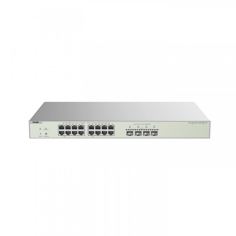 Ruijie Reyee PoE++ Managed Switch, RG-NBS3300-16MG4XS-HPSwitches