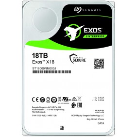 Seagate Exos X18 18TB Enterprise 3.5" HDD, ST18000NM000J