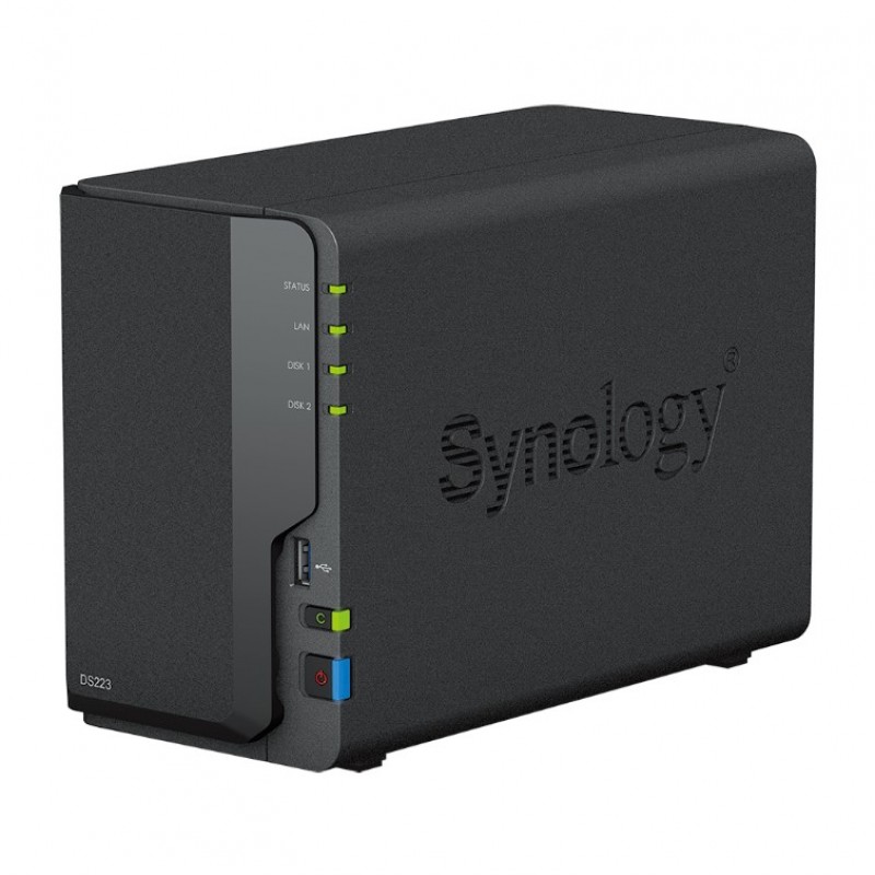 群暉 Synology 2 Bay 網絡儲存裝置, DS223直立式 NAS
