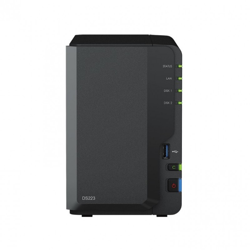 群暉 Synology 2 Bay 網絡儲存裝置, DS223直立式 NAS