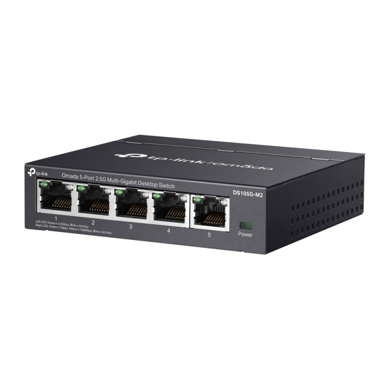 TP-Link Omada 5-Port Multi-Gigabit Unmanaged Switch, DS105G-M2