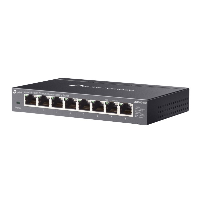 TP-Link Omada 8-Port Multi-Gigabit Unmanaged Switch, DS108G-M2