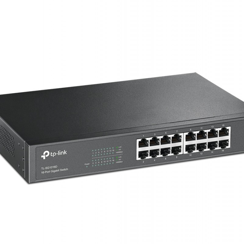 TP-Link 16-Port Gigabit Unmanaged Switch, TL-SG1016D