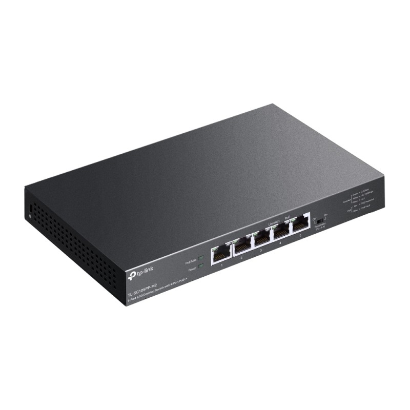 TP-Link 5-Port 2.5G PoE+ Unmanaged Switch, TL-SG105PP-M2