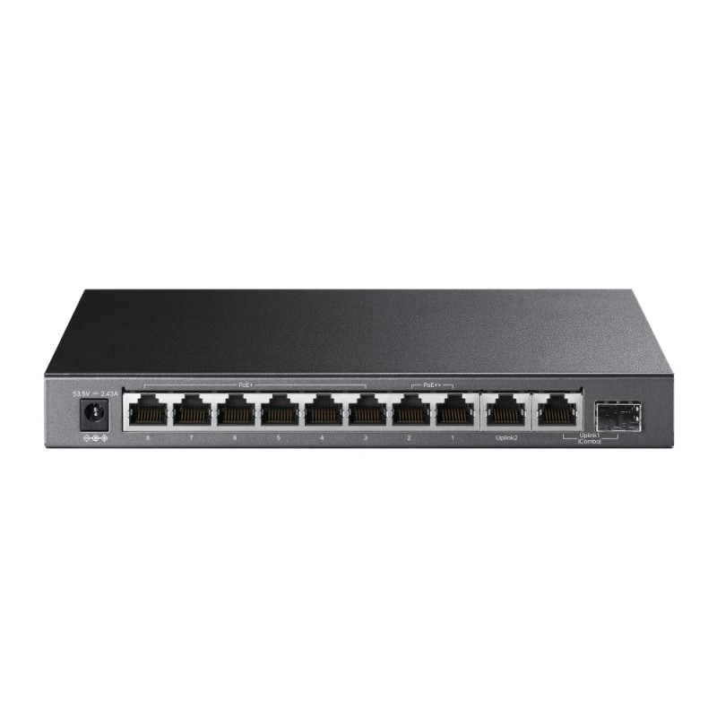 TP-Link 10-Port Gigabit PoE+ 非管理型交換器, TL-SG1210PP
