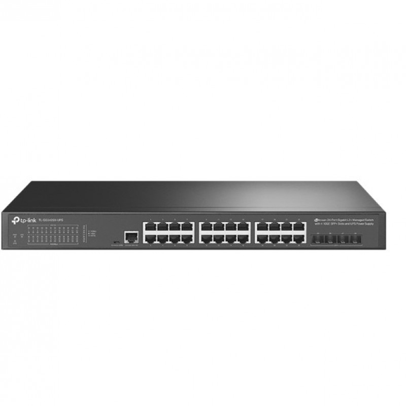 TP-Link JetStream™ 24-Port Gigabit L2+ Managed Switch, TL-SG3428X-UPS