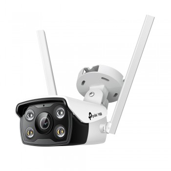 TP-Link VIGI 4MP Outdoor Full-Color Wi-Fi Bullet Network Camera, VIGI C340-W