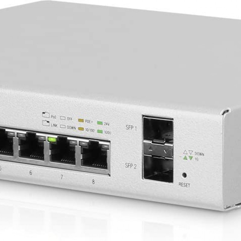 Ubiquiti UniFi 8 Ports 150W Managed Switch, US-8-150WSwitches