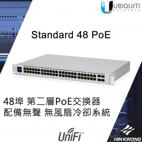 Ubiquiti UniFi 48-Port PoE Switch, USW-48-PoE