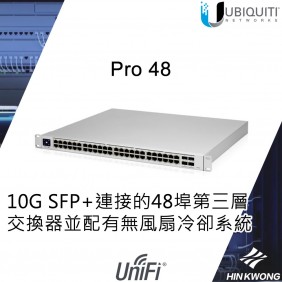 Ubiquiti Unifi 48 Port Gigabit Pro Switch, USW-PRO-48