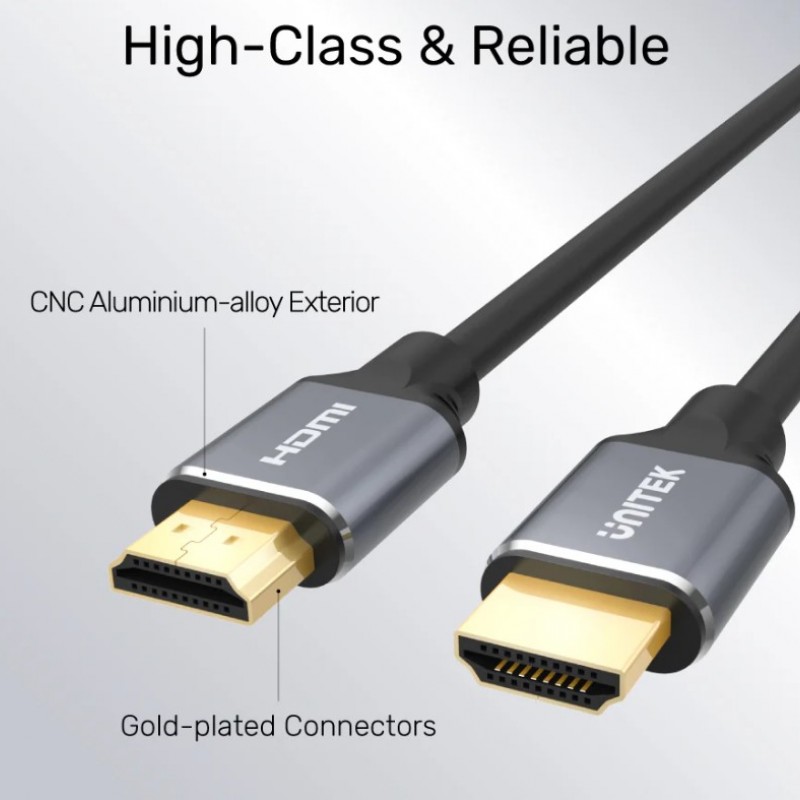 Unitek 8K 超高速 HDMI 影音線 支援 PS5 4K網絡配件