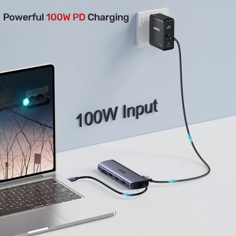 Unitek 9-in-1 USB-C Hub, D1113AAdaptor / Docking