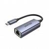 Unitek 2 合 1 USB-C 轉千兆位乙太網轉接器, U1323AAdapter / Docking