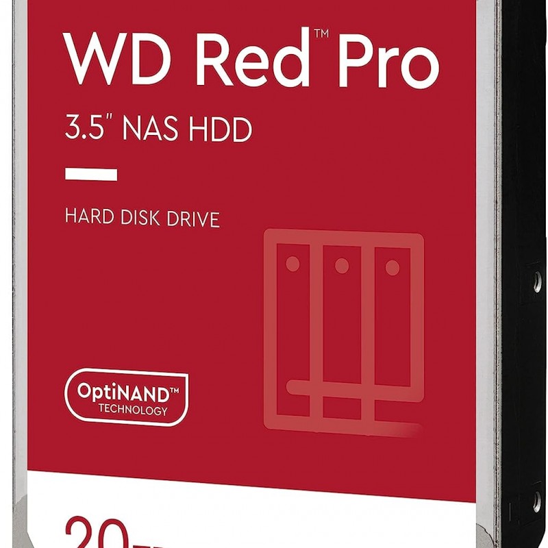 WD Red Pro 20TB 3.5inch HDD, WD201KFGXHard Disks
