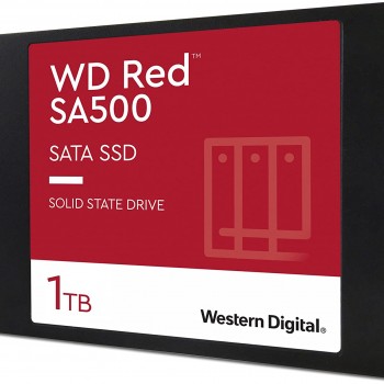WD Red NAS SA500 SATA3 1TB 2.5" SSD, WDS100T1R0A