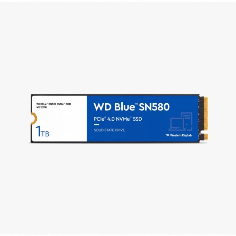WD Blue SN580 NVMe 1TB M.2 SSD, WDS100T3B0ESSD
