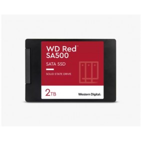 WD Red NAS SA500 SATA 2TB 2.5" SSD, WDS200T1R0A