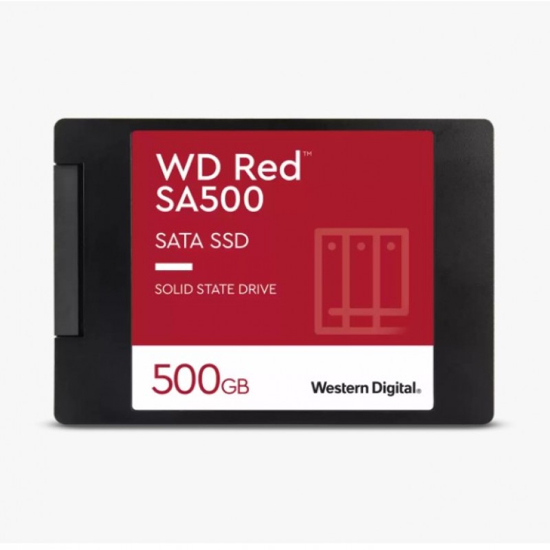 WD Red NAS SA500 SATA 500GB 2.5" SSD, WDS500G1R0ASSD