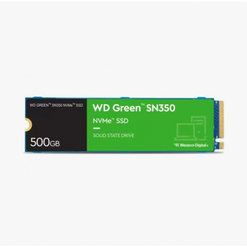 WD Green SN350 NVMe 500GB M.2 SSD, WDS500G2G0CSSD