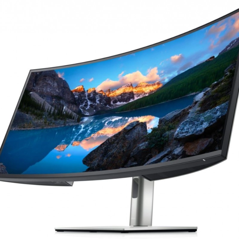 Dell UltraSharp 曲面 USB-C 集線器顯示器, U3421WE