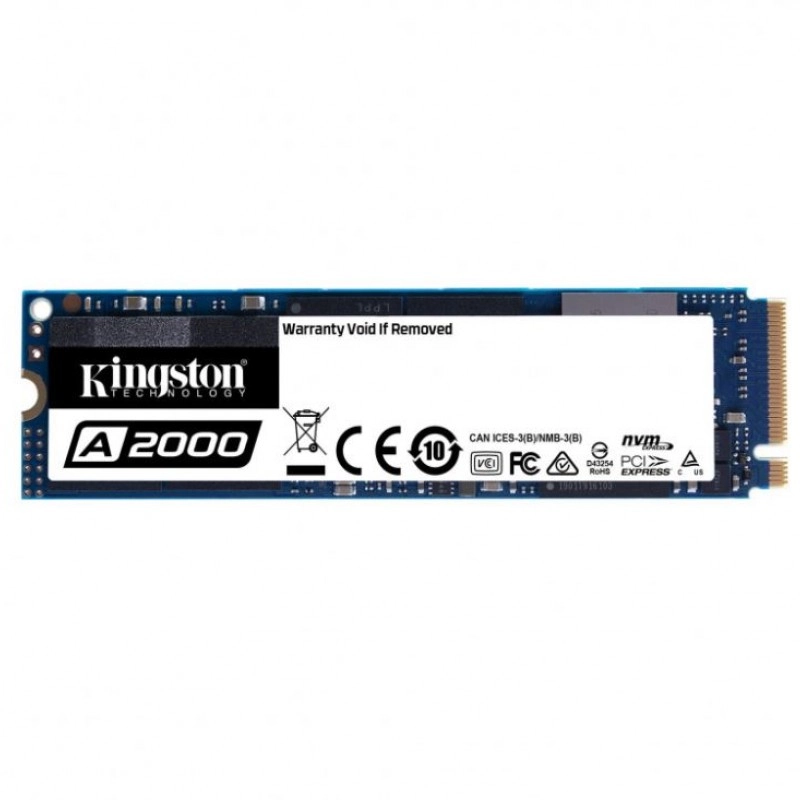 Kingston A2000 M.2 2280 PCIe M.2 NVMe SSD, SA2000M8/250G固態硬碟