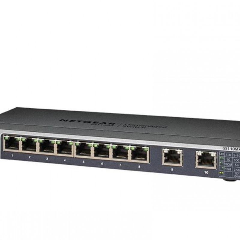 Netgear 8 Port Gigabit 非管型交換器, GS110MX
