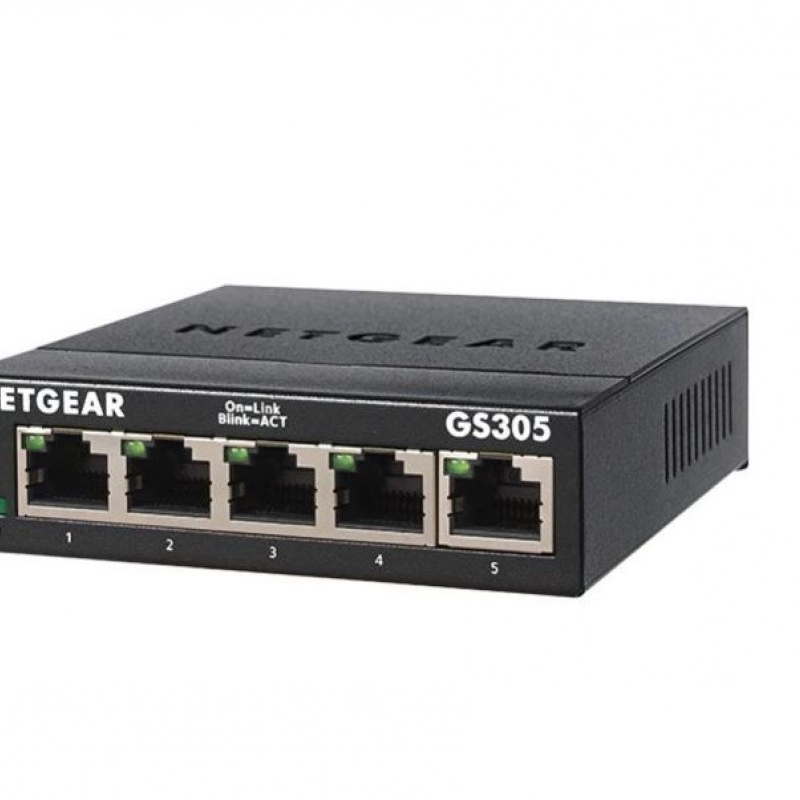 Netgear 5 port Gigabit 非管型交換器, GS305交換器
