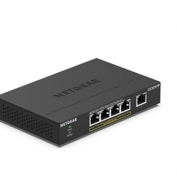 Netgear 5 Port Gigabit PoE 非管型交換器, GS305PP