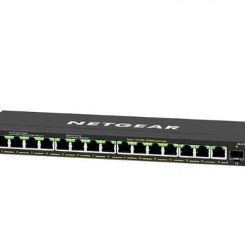 Netgear 16 Port Gigabit Plus PoE+ 智能管型交換器, GS316EPP